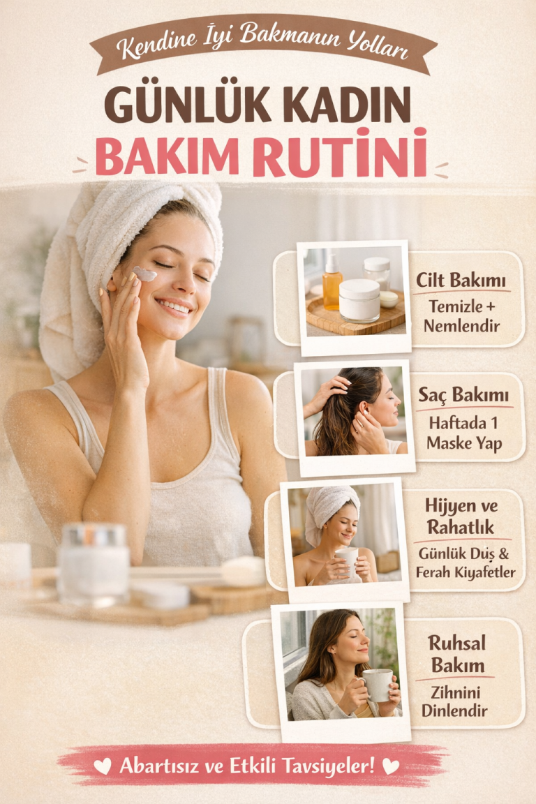 Kadınlar İçin Günlük Kişisel Bakım Rutini: Doğal ve Etkili Yöntemler